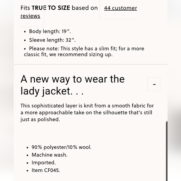 J. Crew Black Cropped Lady Jacket Size Large - Picture 2 of 4